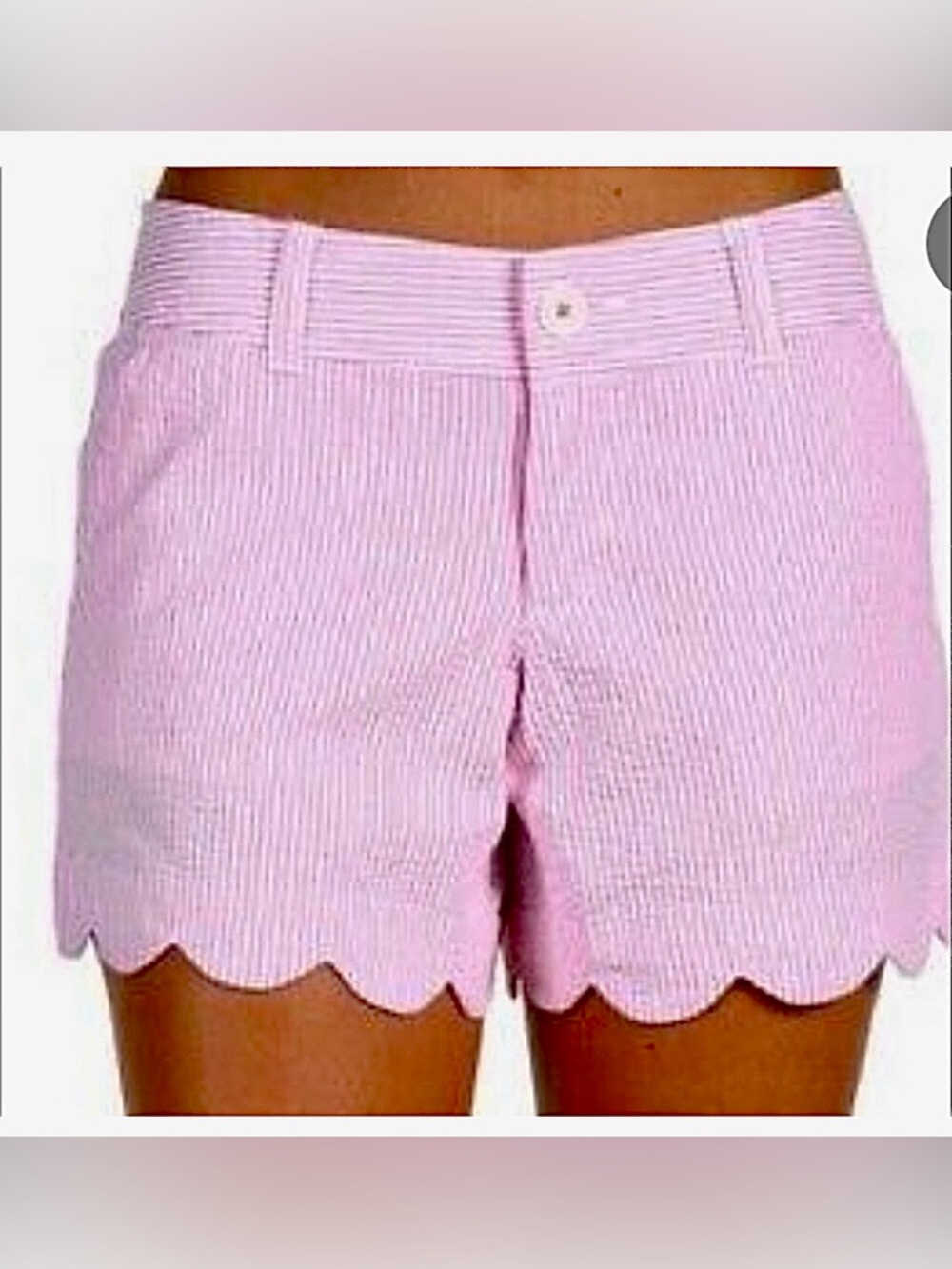 Lilly Pulitzer Pink buttercup seersucker Shorts